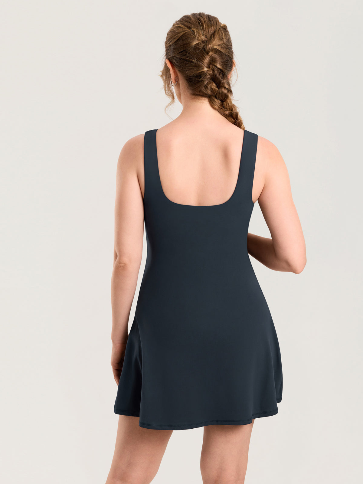 MOMANDA Women's Natrelax? Maternity Mini Dress - Easy Peezy True Navy @model_info:MOM2