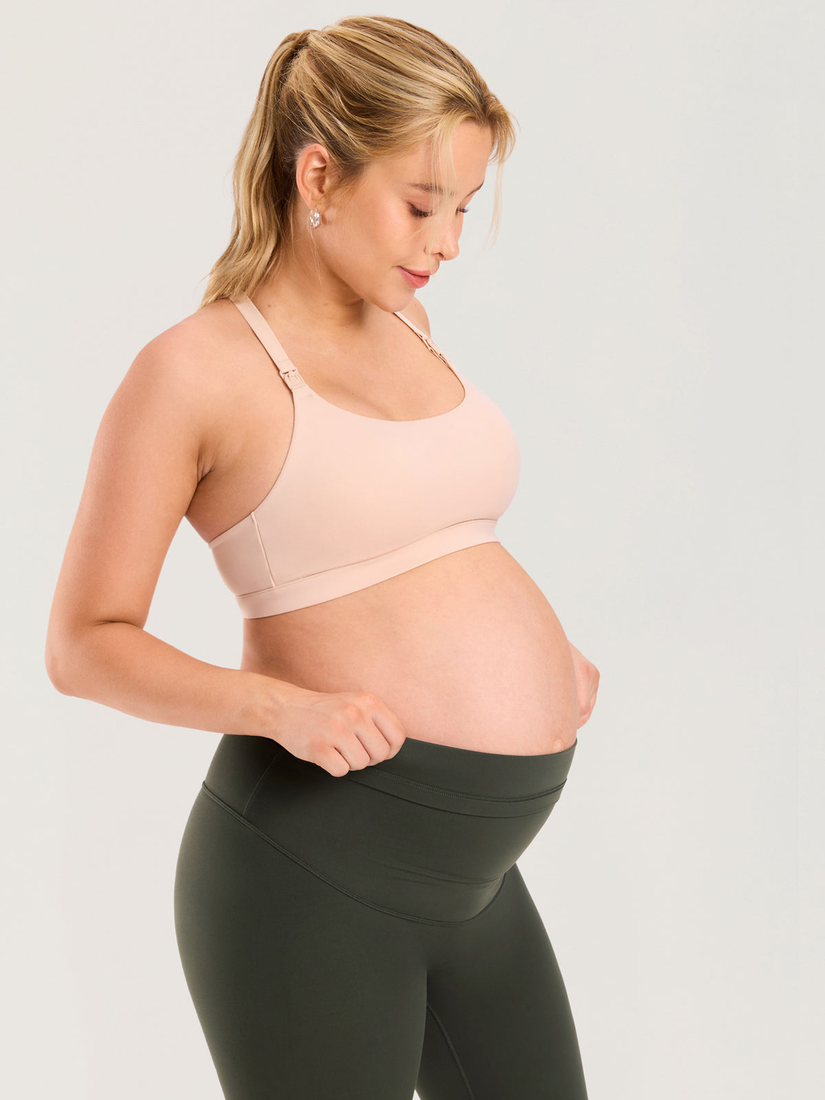 Natrelax® Umstandsleggings ohne Frontnaht 64 cm
