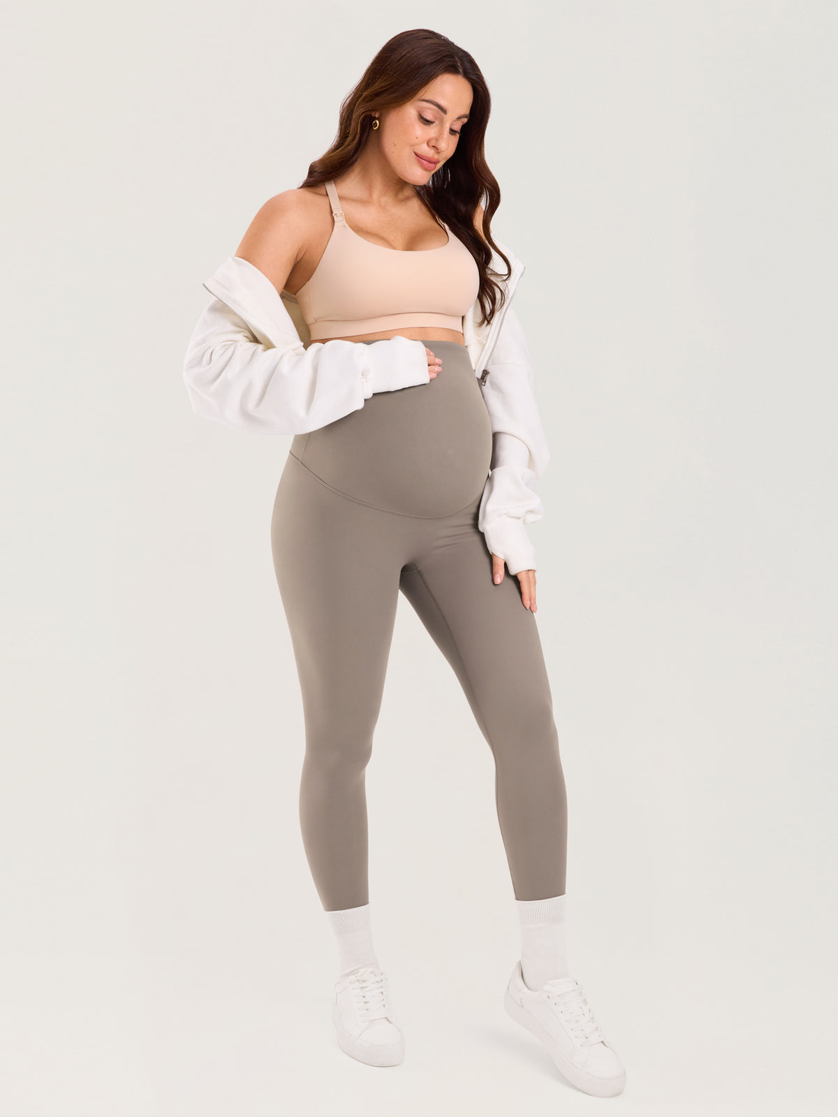 Natrelax® Umstandsleggings ohne Frontnaht 64 cm