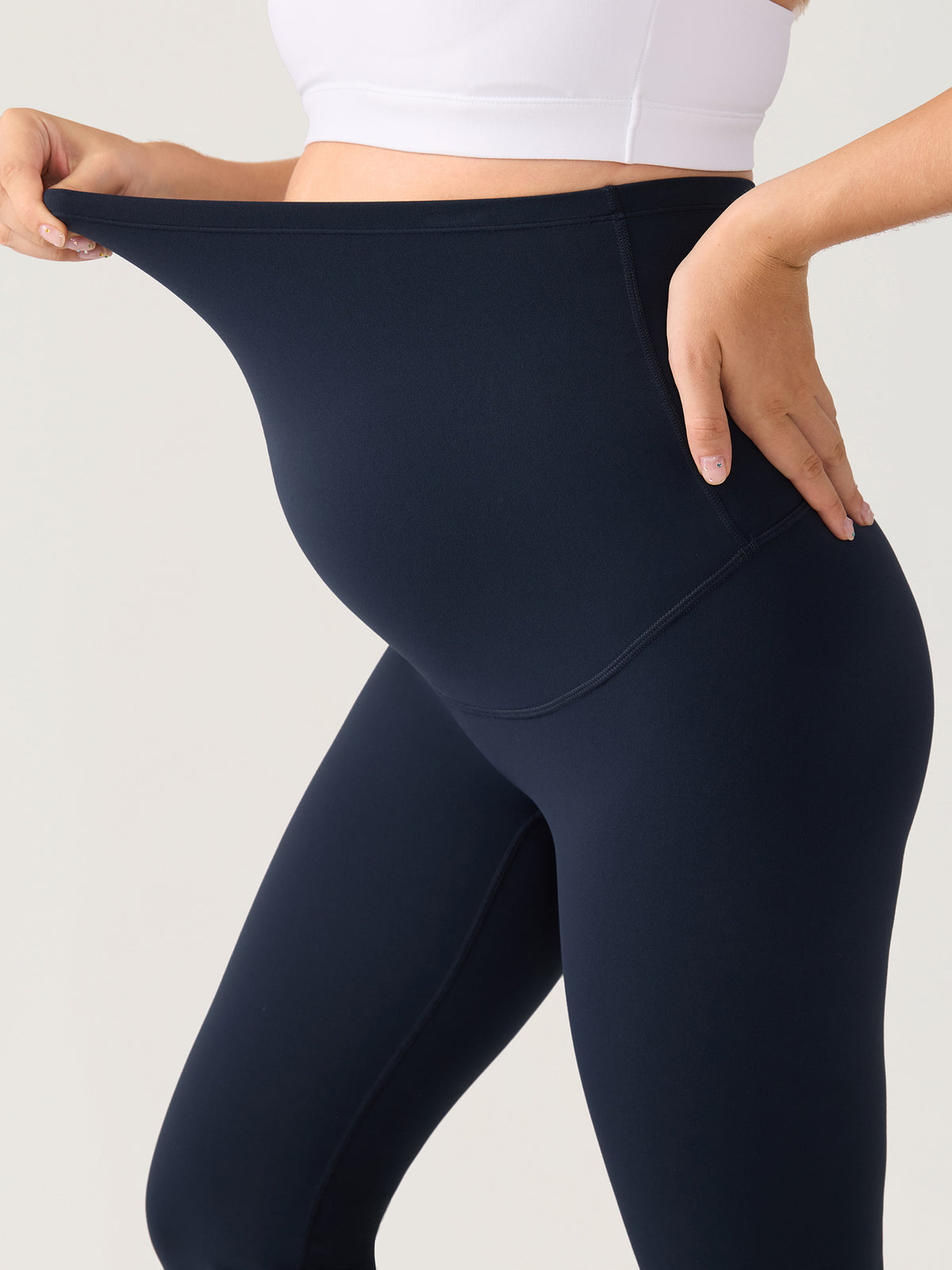 Natrelax® Umstands-Schlagleggings ohne Vordernaht 75 cm