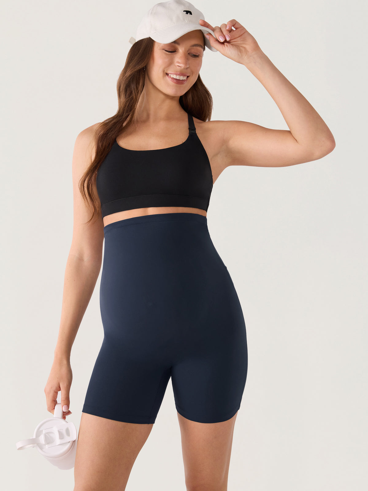 Natrelax® Nahtlose Front Umstands-Shorts 15 cm