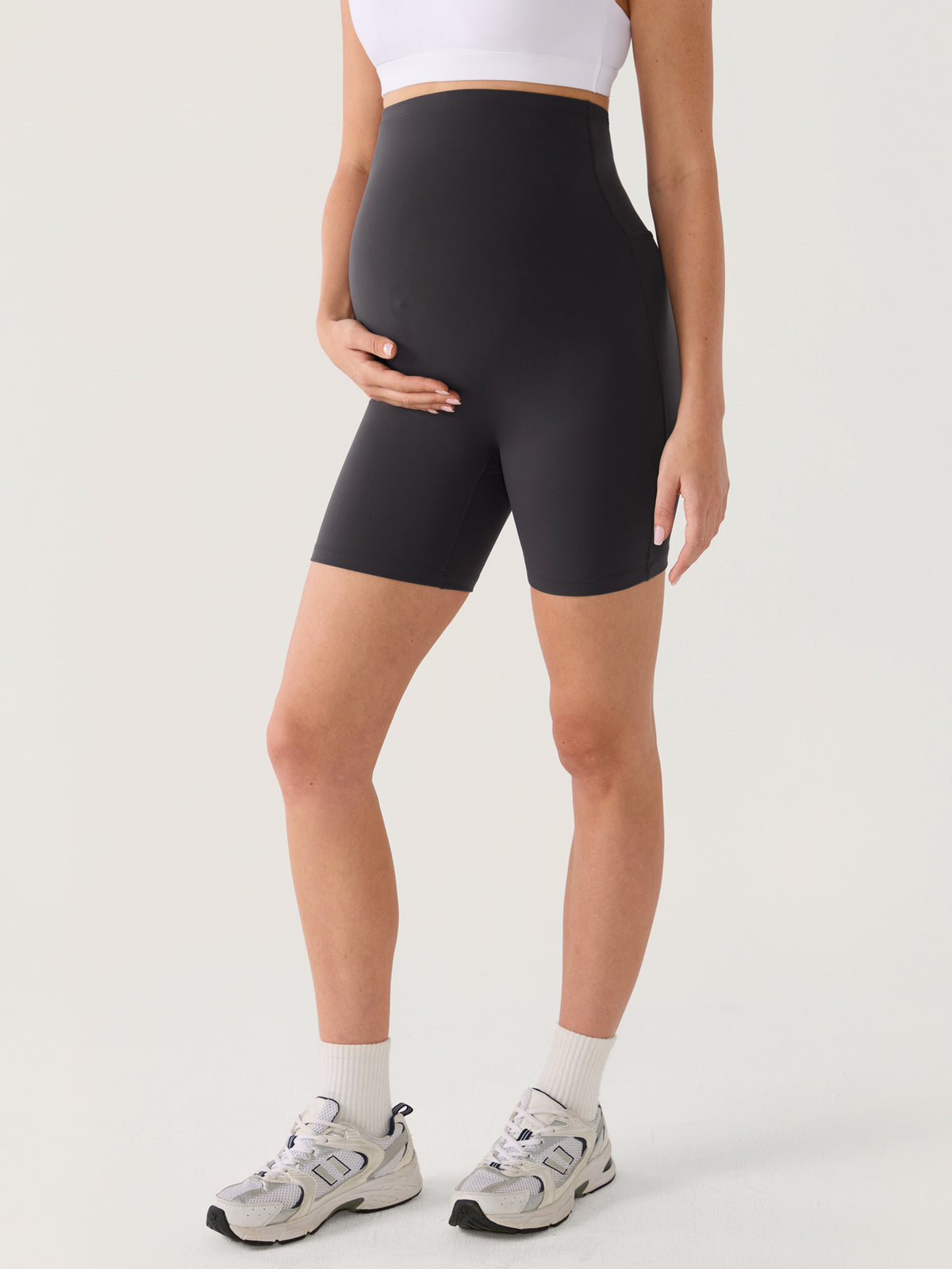 Natrelax® Nahtlose Front Umstands-Shorts 15 cm