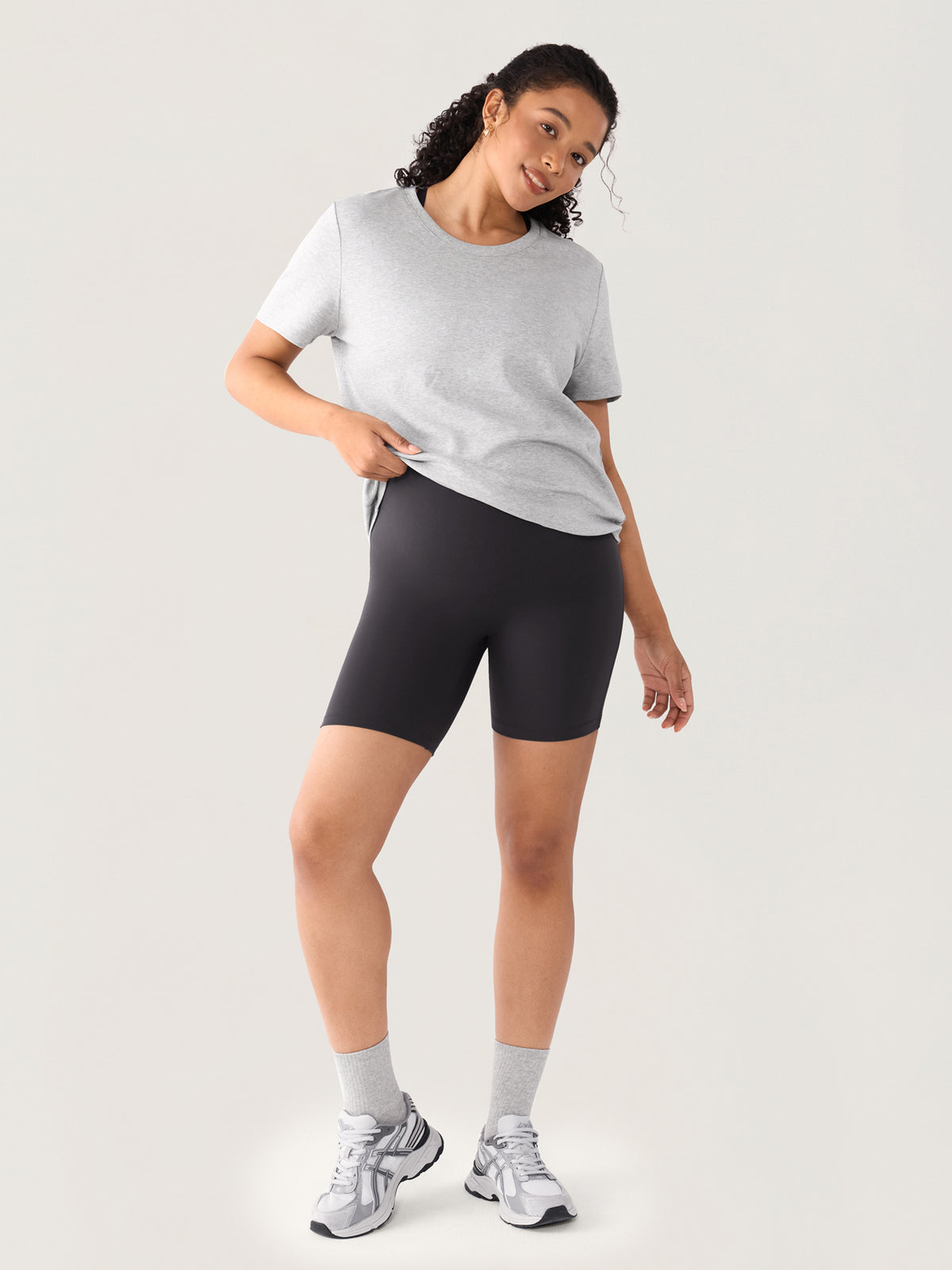 Natrelax® Nahtlose Front Umstands-Shorts 15 cm