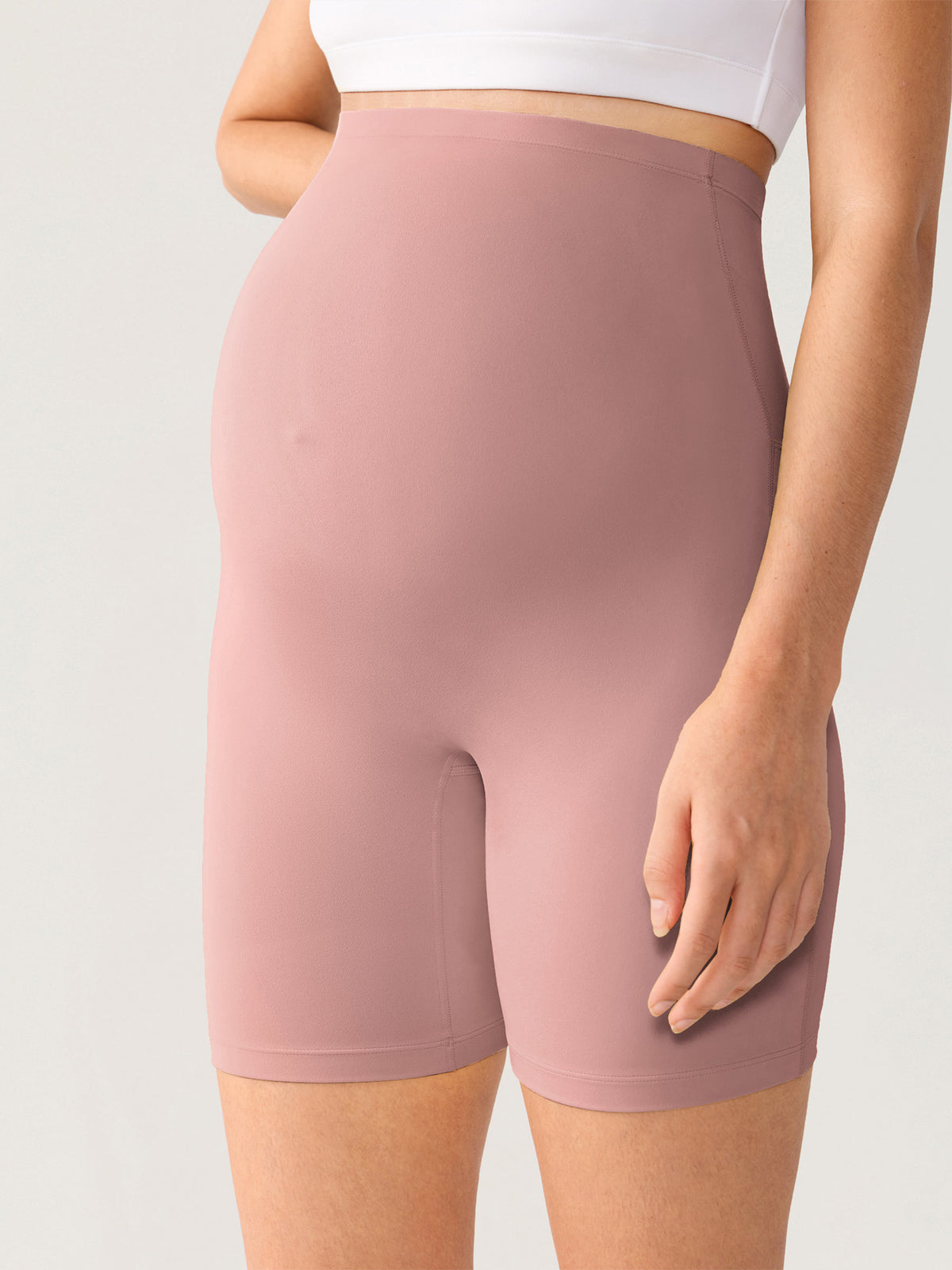 Natrelax® Nahtlose Front Umstands-Shorts 15 cm