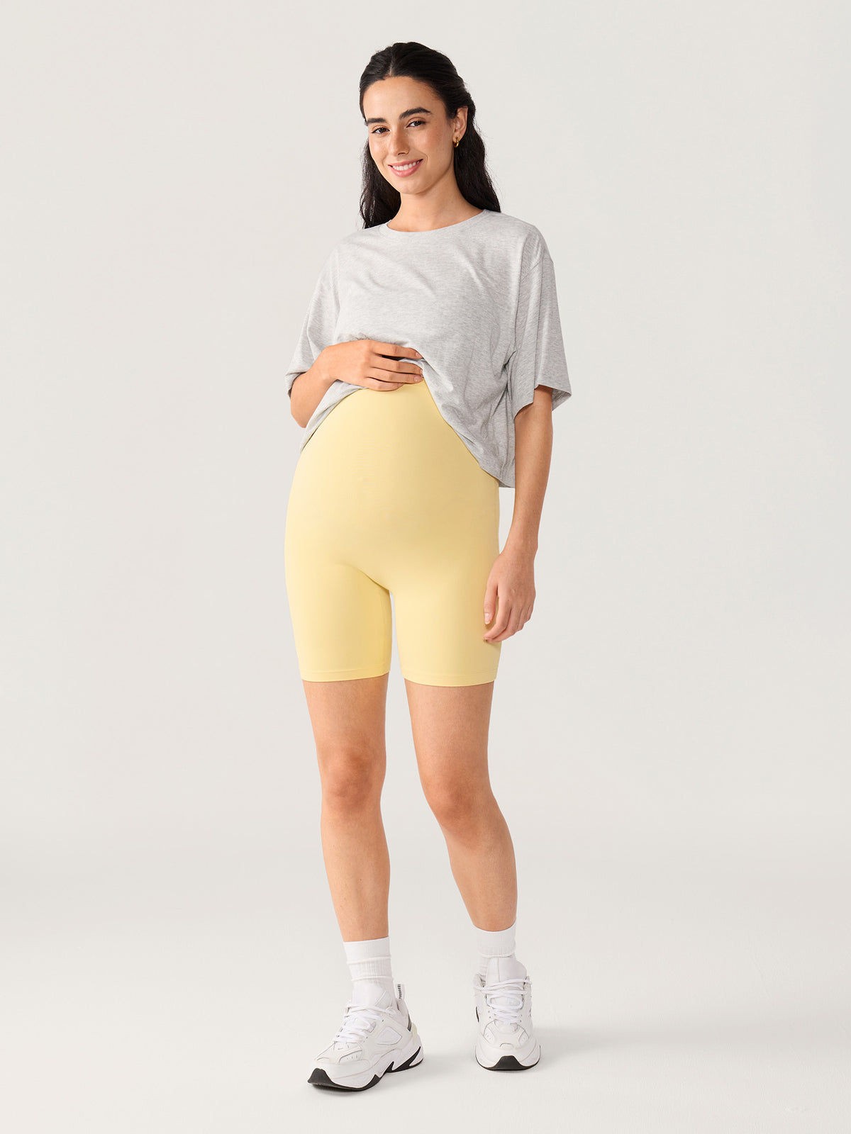 Natrelax® Nahtlose Front Umstands-Shorts 15 cm