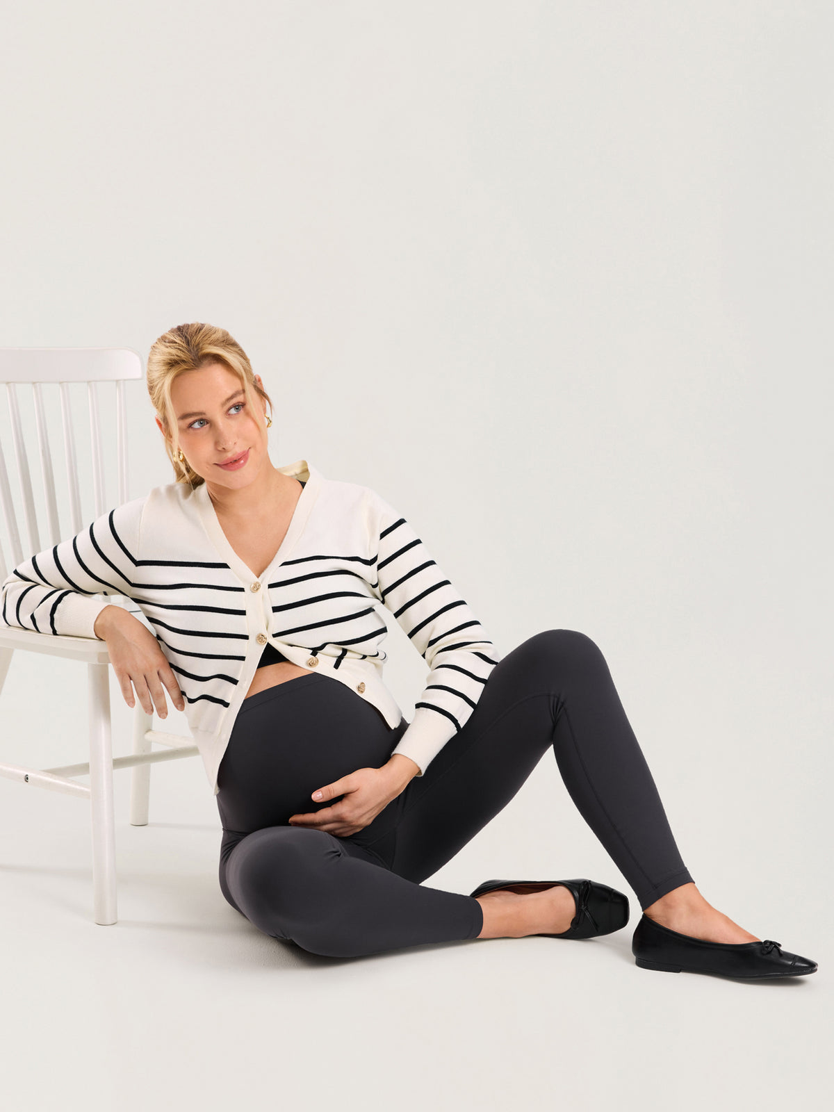 Natrelax® Umstandsleggings ohne Frontnaht 64 cm