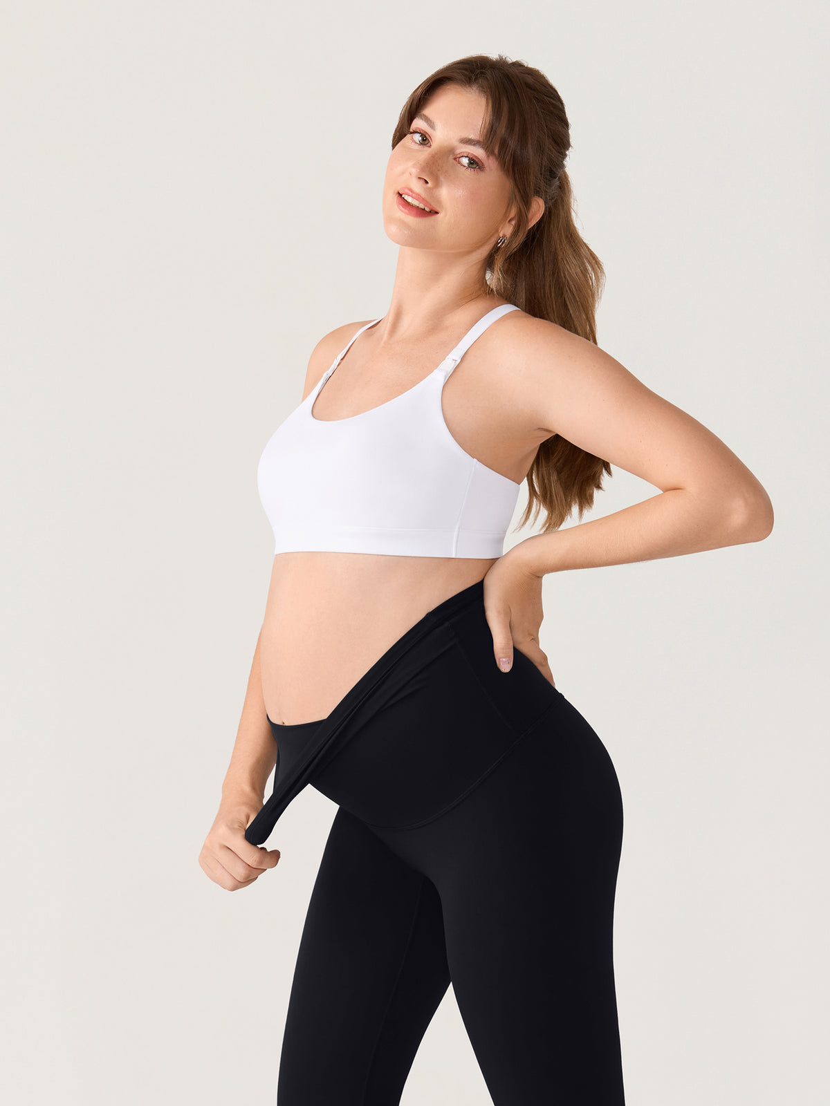 Natrelax® Umstands-Schlagleggings ohne Vordernaht 85 cm