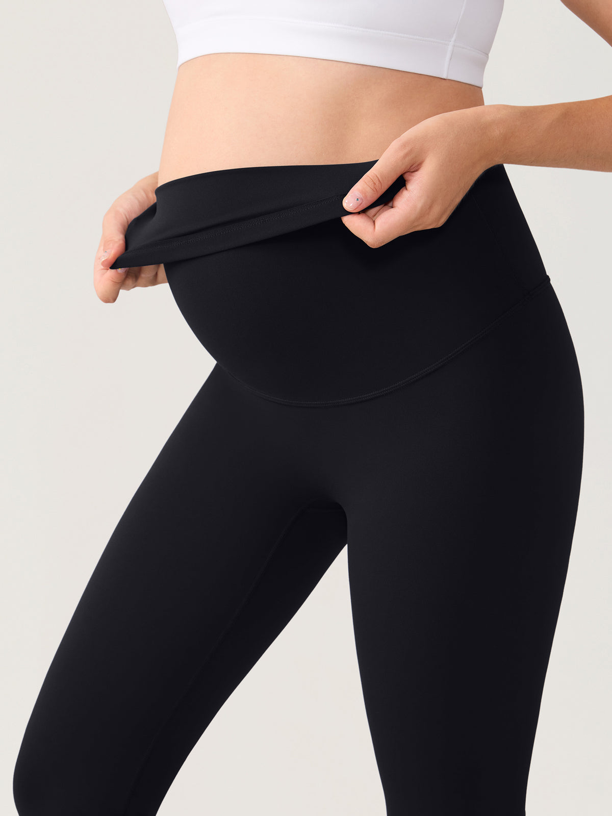 Natrelax® Umstands-Schlagleggings ohne Vordernaht 85 cm