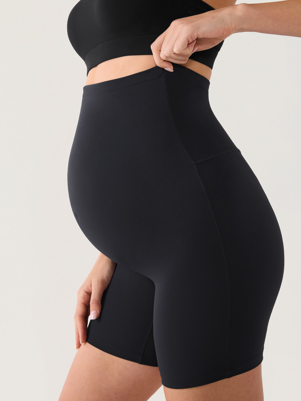 Natrelax® Nahtlose Front Umstands-Shorts 15 cm