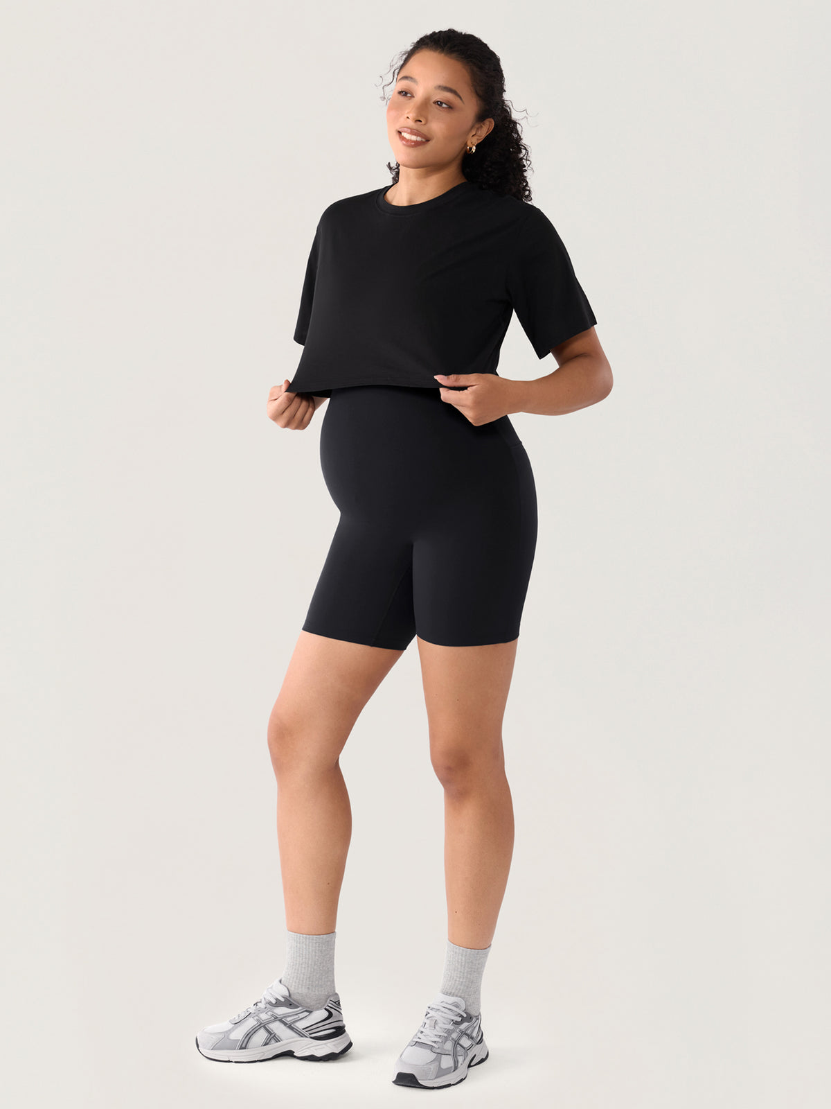 Natrelax® Nahtlose Front Umstands-Shorts 15 cm