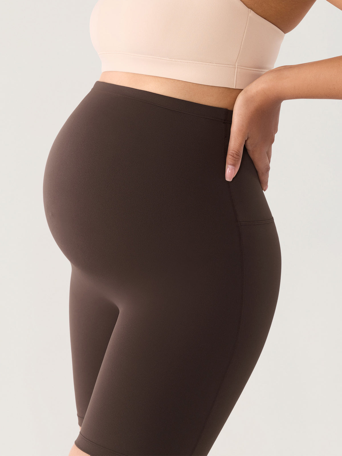 Natrelax® Nahtlose Front Umstands-Shorts 15 cm