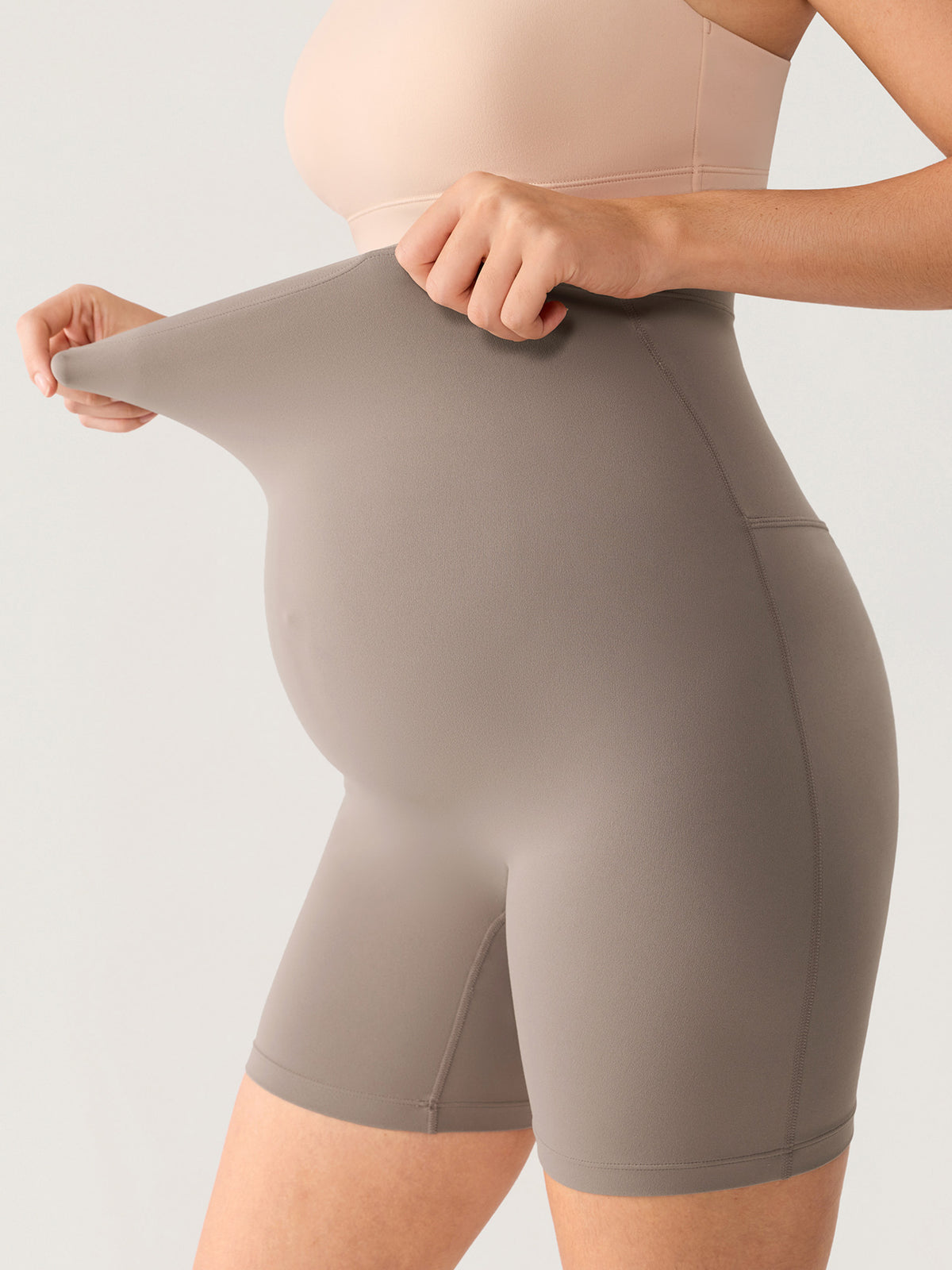 Natrelax® Nahtlose Front Umstands-Shorts 15 cm