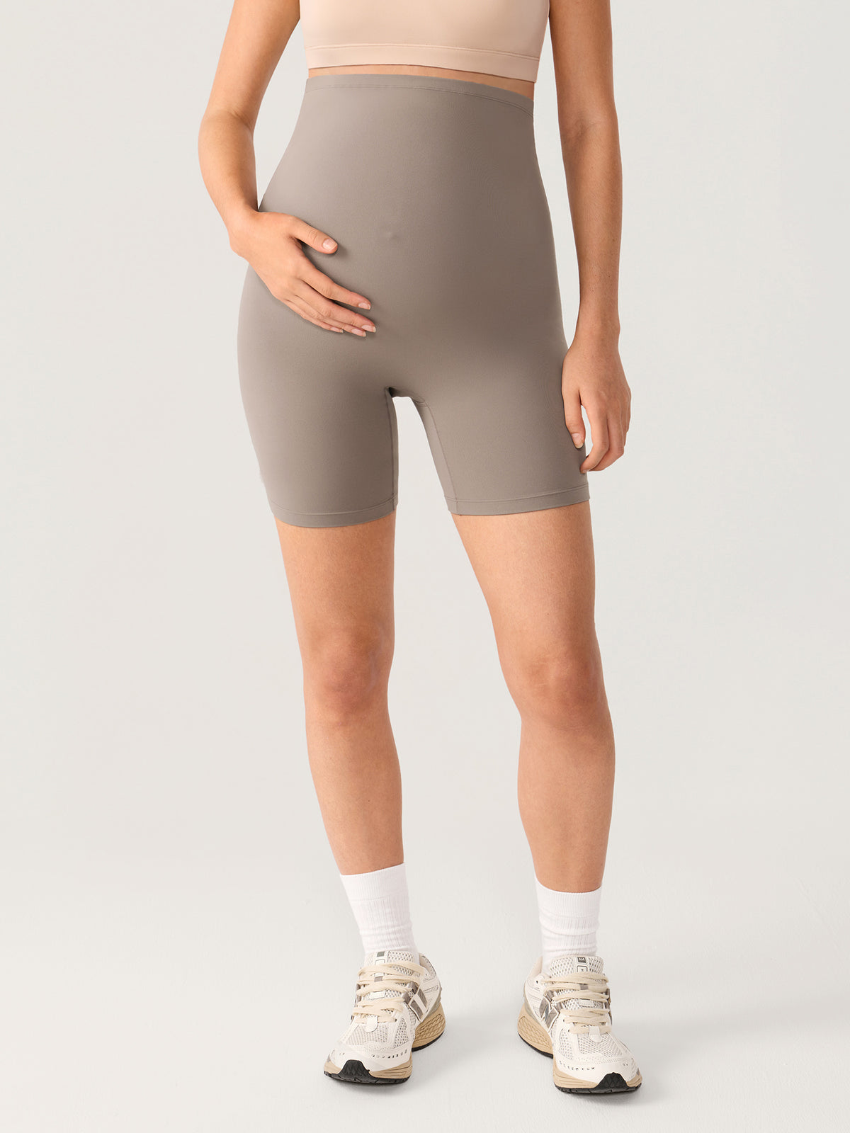 Natrelax® Nahtlose Front Umstands-Shorts 15 cm