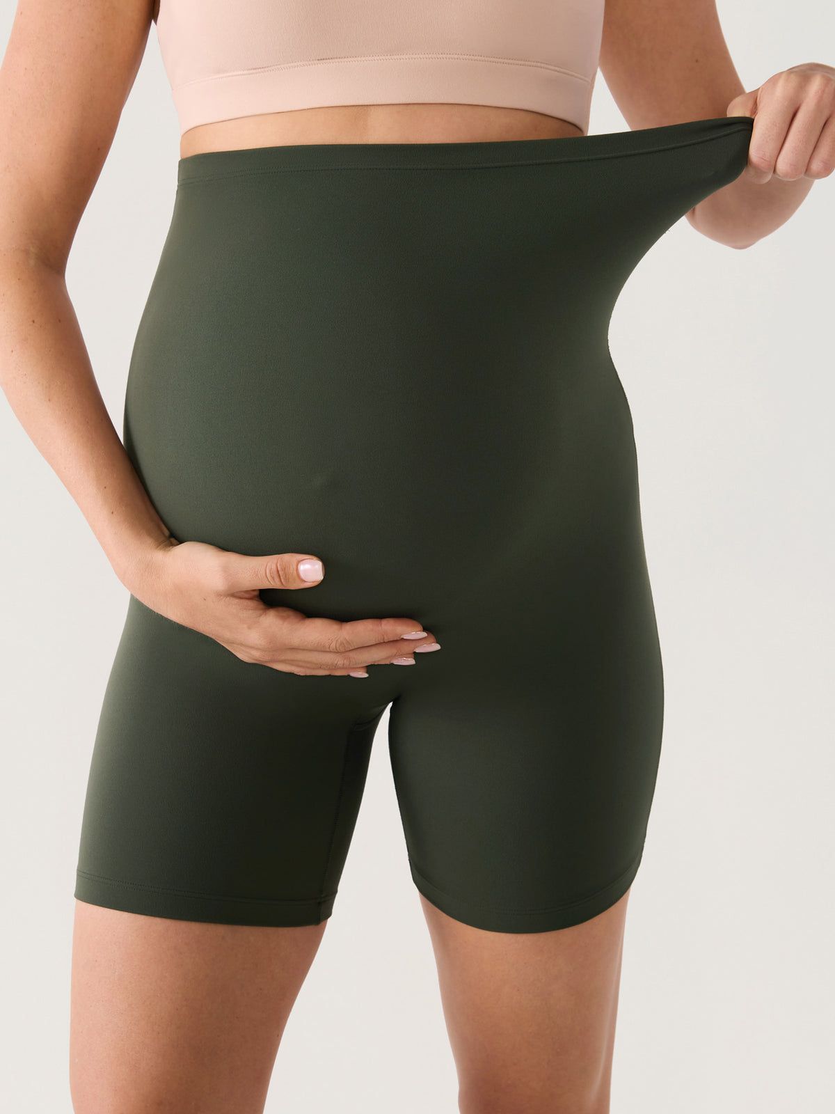Natrelax® Nahtlose Front Umstands-Shorts 15 cm